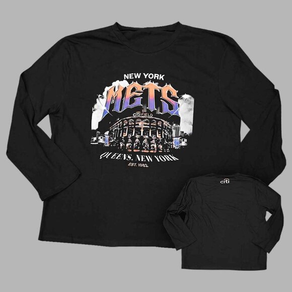 NY Mets SGA T-Shirt Long Sleeve 9/20/25 Citi Field Size X-Large - Picture 1 of 1